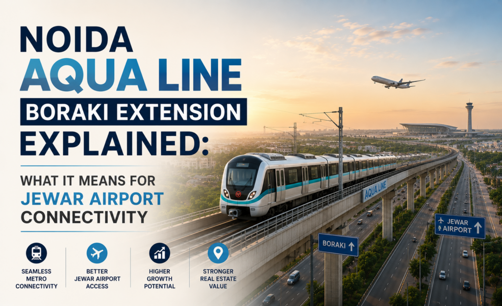 Illustration of the planned Aqua Line extension from Depot Station to Junpat and Boraki multi-modal hub