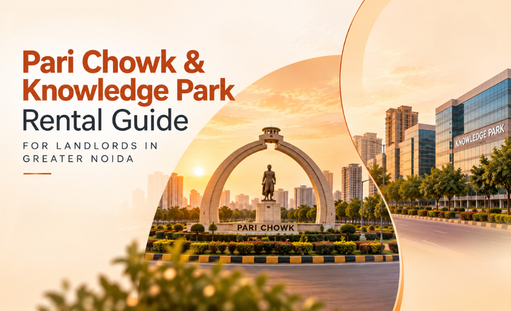 Pari Chowk and Knowledge Park rental area in Greater Noida